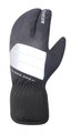 Rękawice rowerowe Chiba Winter Alaska Pro (wierzch z wiatroszczelnego softshellu i elastycznego materiału) czarne - 1 para